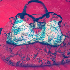 Jungle Print Victoria Secret Pink Bra
